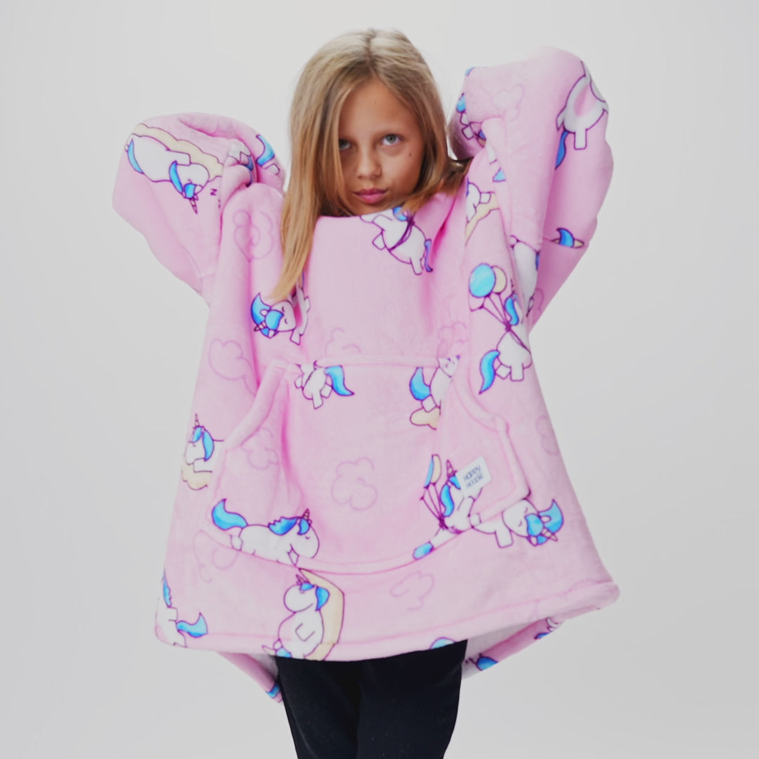 Enhörning HappyHoodie Barn