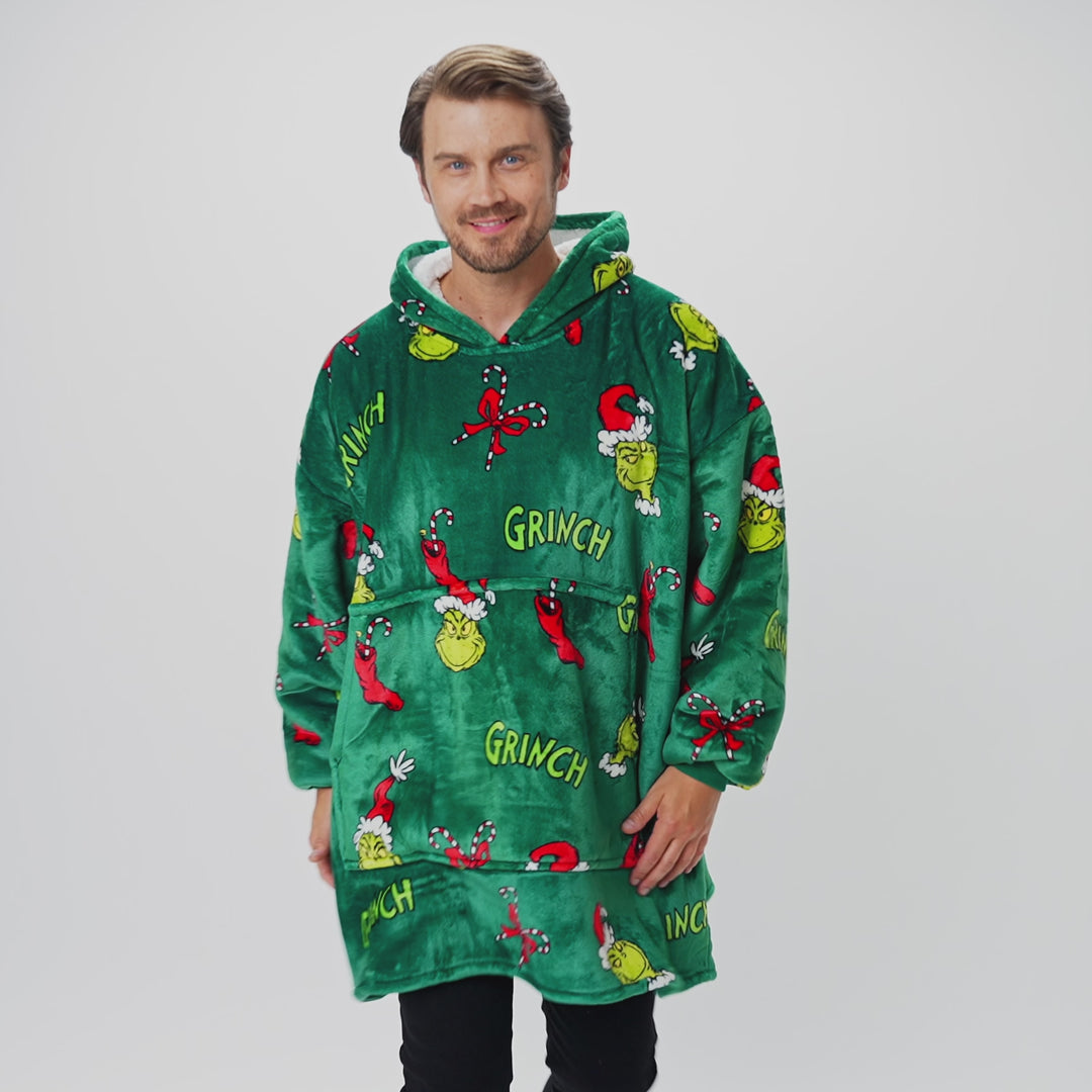 Grinchen Grön HappyHoodie