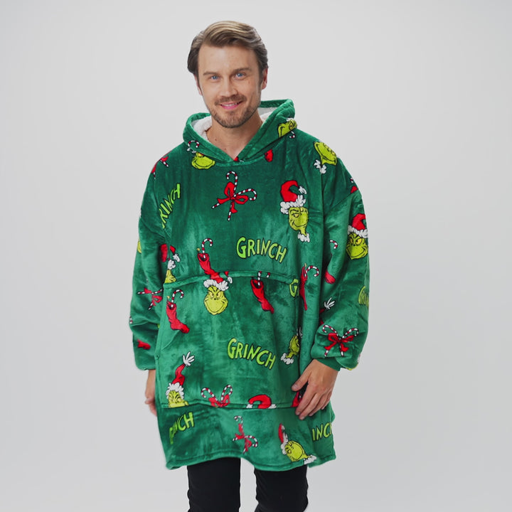 Grinchen Grön HappyHoodie