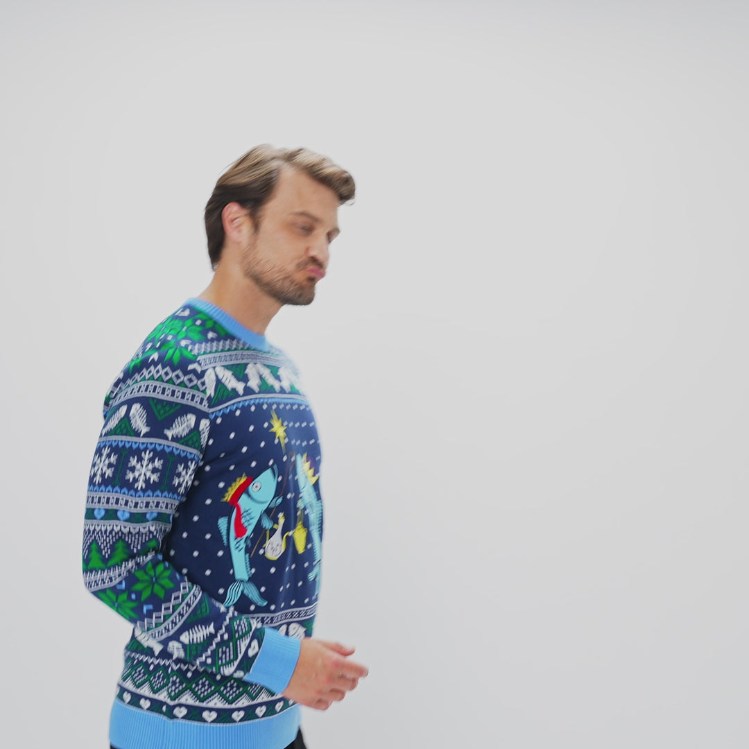 De Tre Vise Fiskarna Jultröja Herr