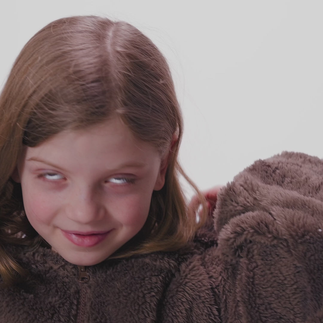 Brun Teddy HappyHoodie Barn