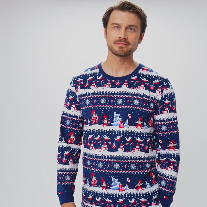 Jullandskap Julpyjamas Herr