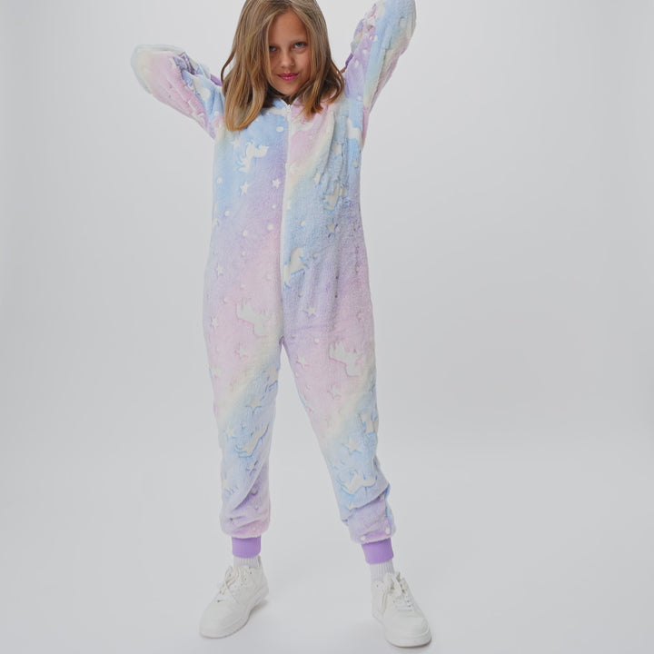 Enhörning Onesie Barn