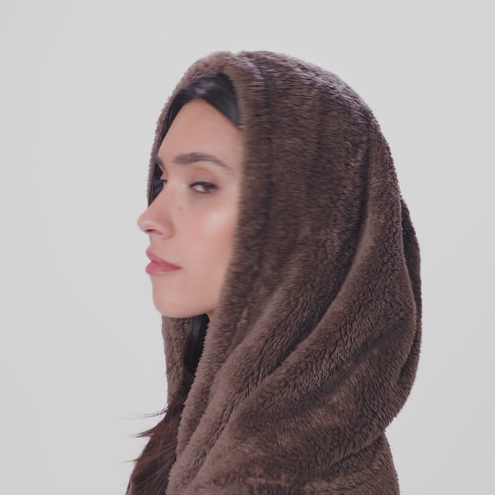 Brun Teddy HappyHoodie