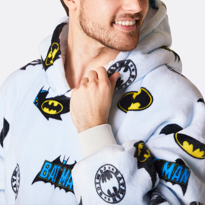 Batman Ljusblå HappyHoodie