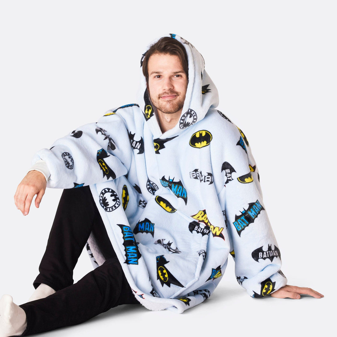 Batman Ljusblå HappyHoodie