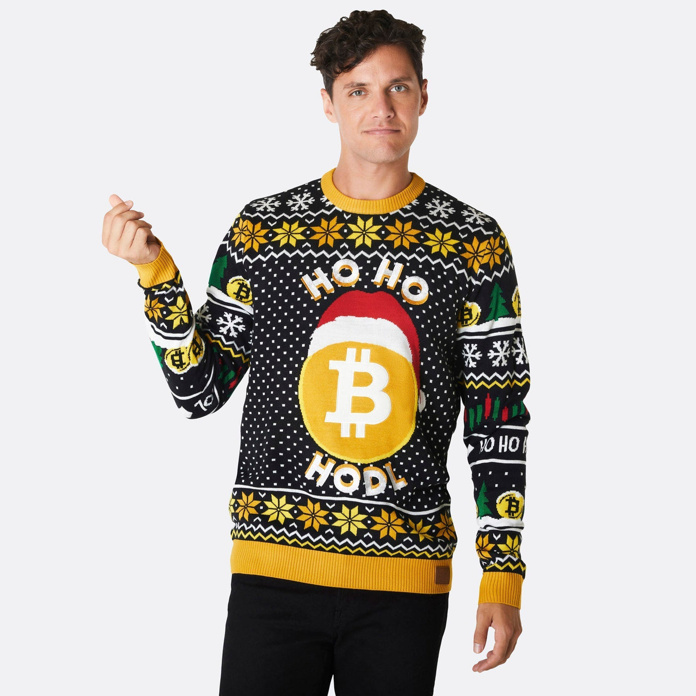 Bitcoin Jultröja Herr