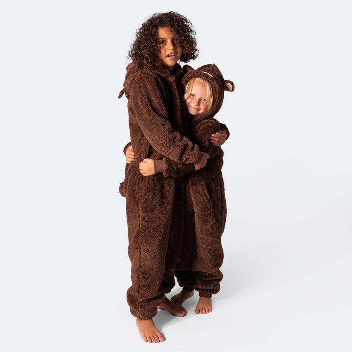 Brun Teddy Onesie Barn