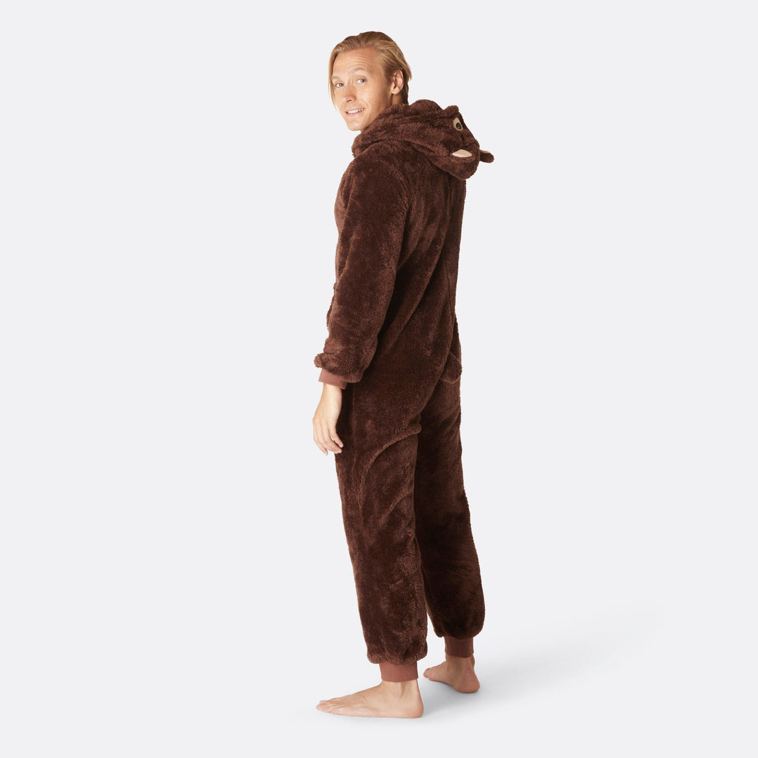 Brun Teddy Onesie Herr