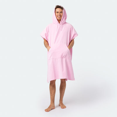Bubbelgum Rosa Towel Poncho