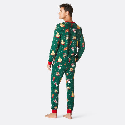 Hund Julpyjamas Herr
