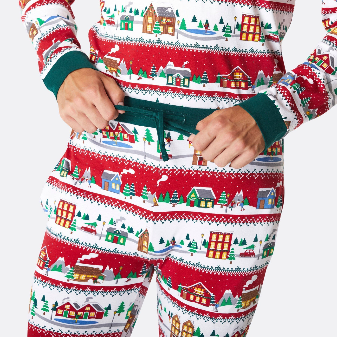 Jul Landskap Julpyjamas Herr