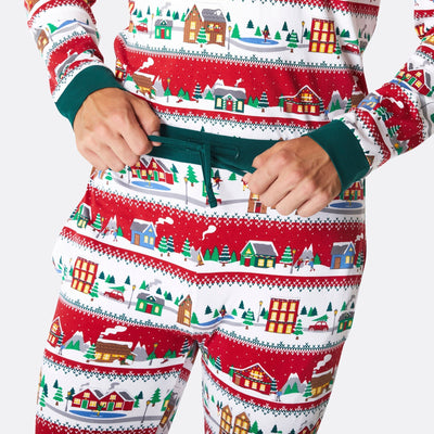 Jul Landskap Julpyjamas Herr