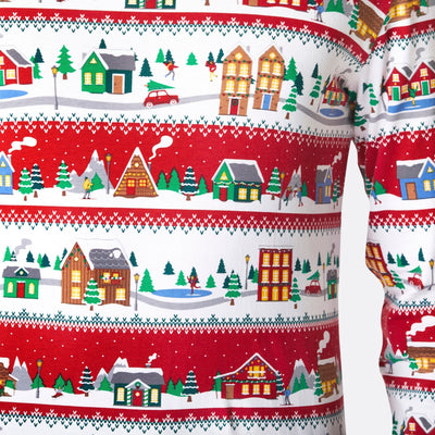 Jul Landskap Julpyjamas Herr