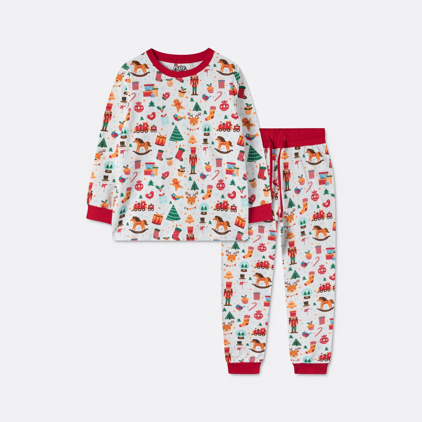 Juldröm Vit Julpyjamas Barn