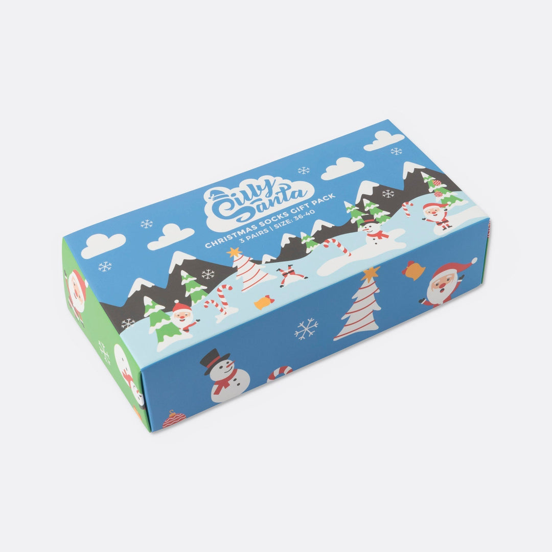 Julstrumpor Presentbox Barn (3-pack)