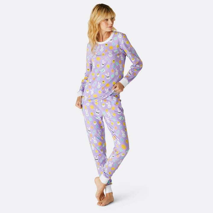Lila Påskpyjamas för Dam