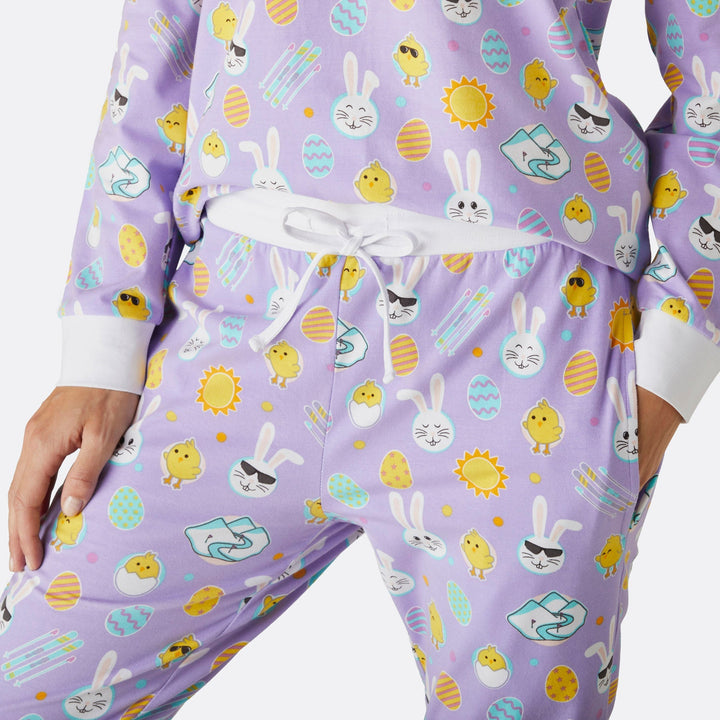 Lila Påskpyjamas för Dam