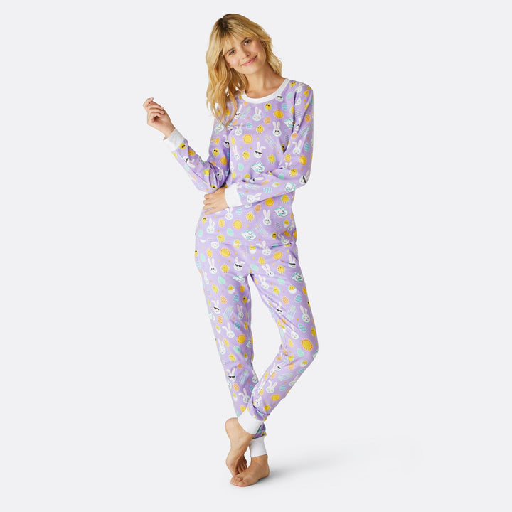 Lila Påskpyjamas för Dam