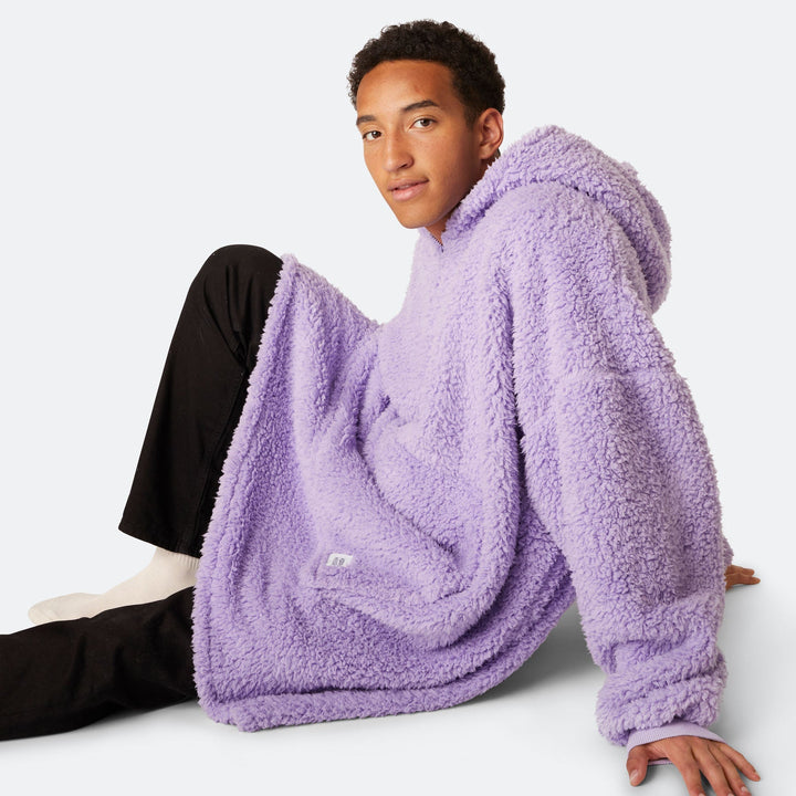 Lila Sherpa HappyHoodie