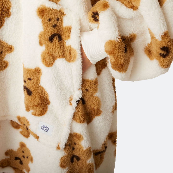 Ljus Teddy HappyHoodie