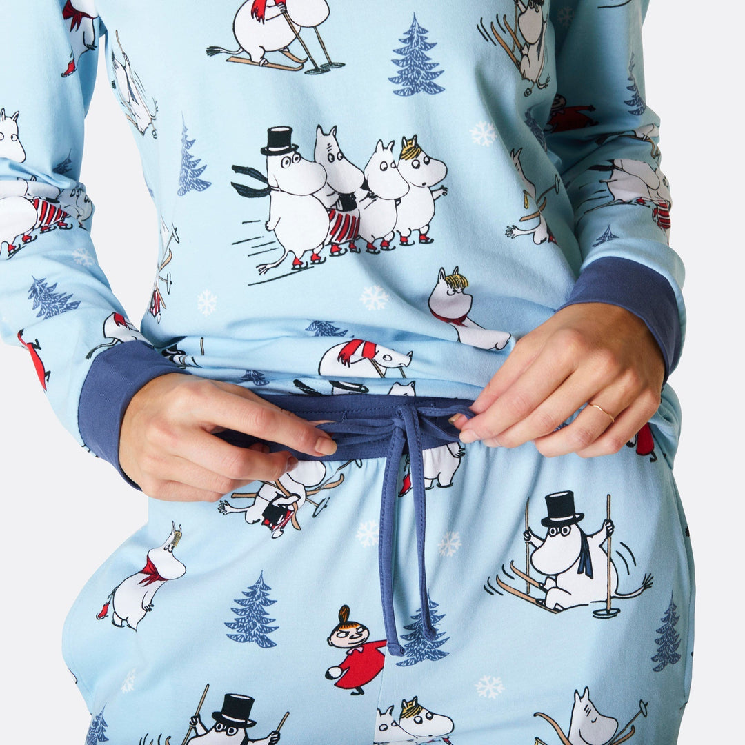 Mumin Blå Julpyjamas Dam