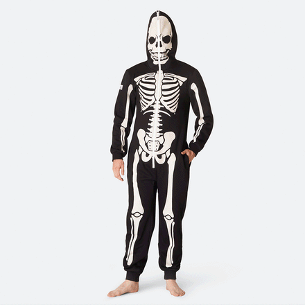 Skelett Onesie Herr