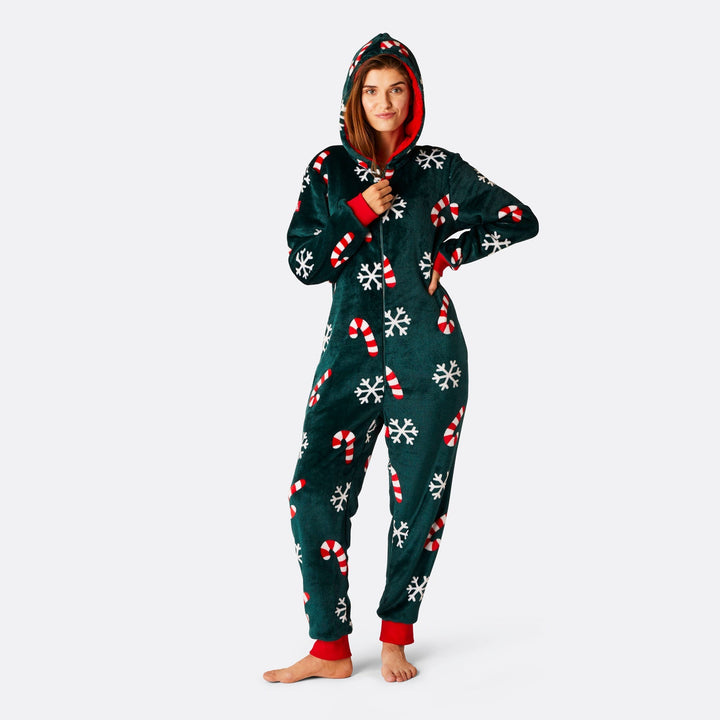 Polkagris Onesie Dam