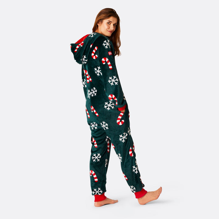 Polkagris Onesie Dam