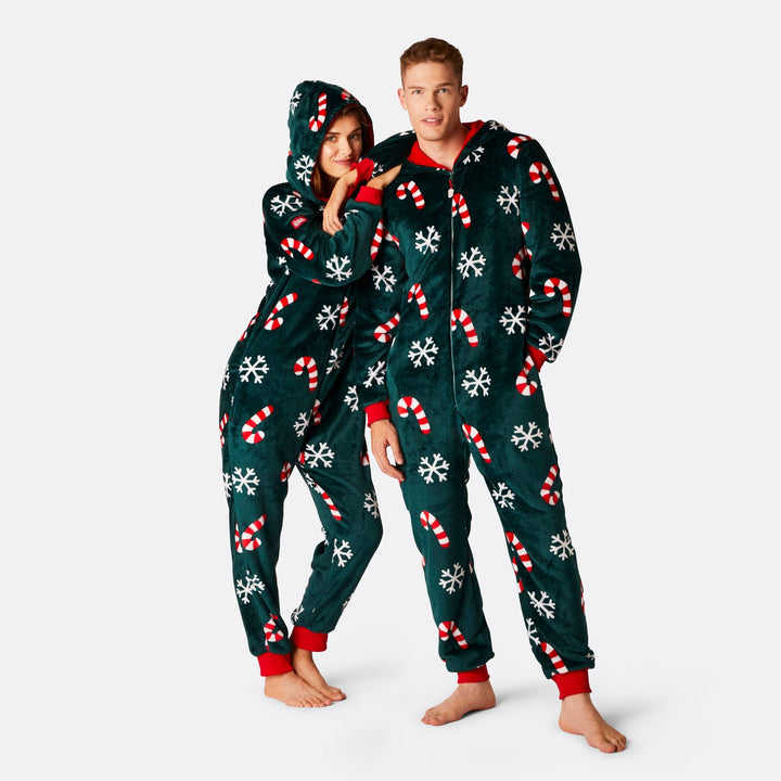 Polkagris Onesie Dam