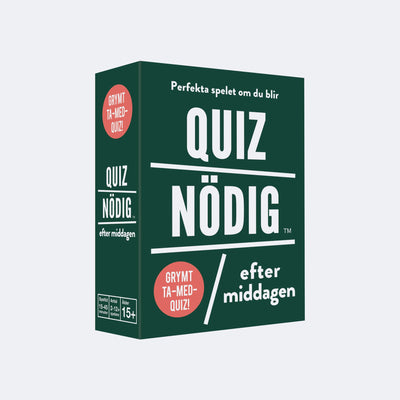 QuizNödig - Efter middagen