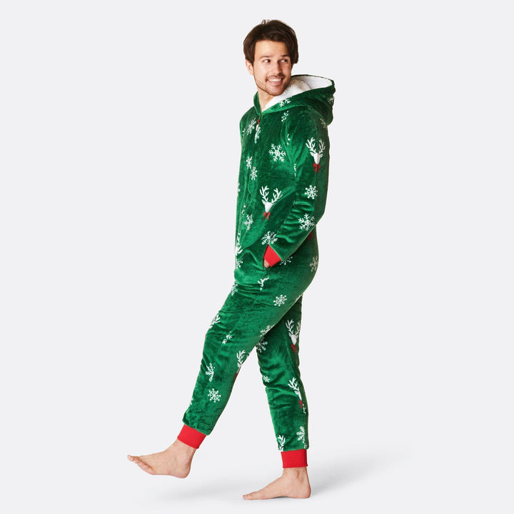 Ren Grön Onesie Herr