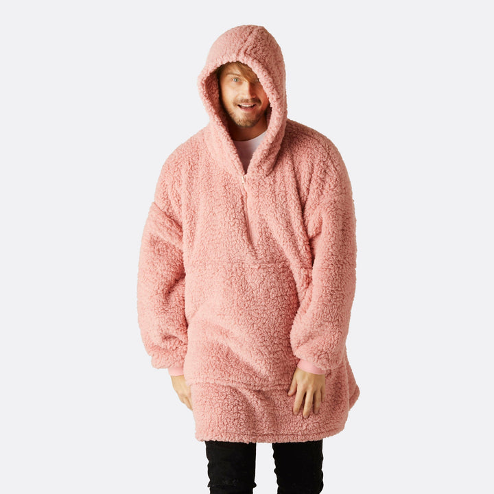 Rosa Sherpa HappyHoodie