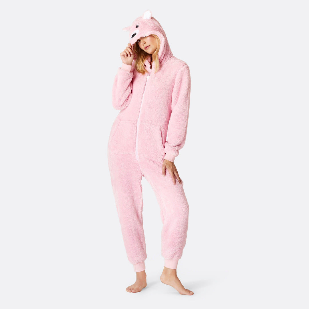 Rosa Teddy Onesie Dam