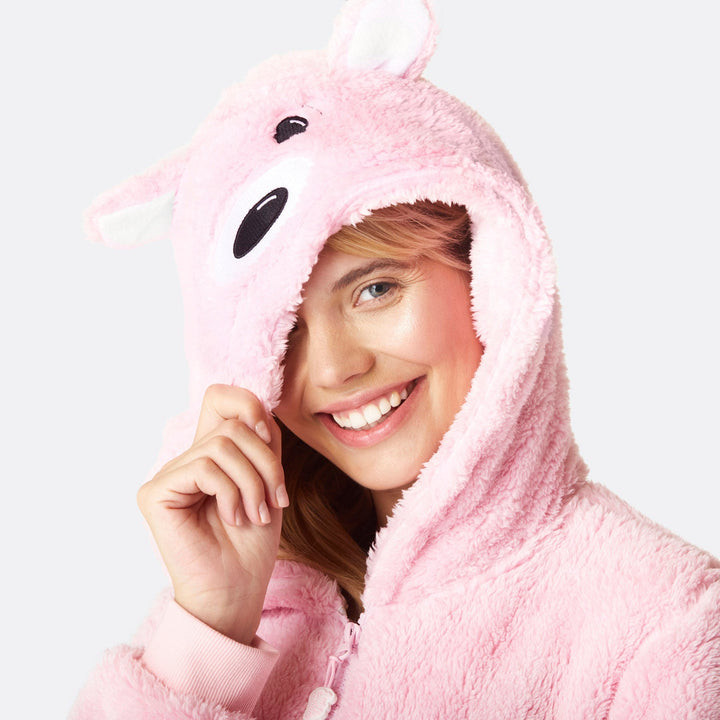 Rosa Teddy Onesie Dam