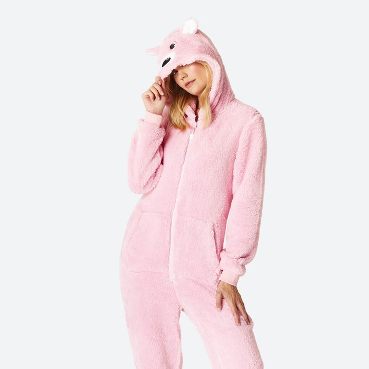 Rosa Teddy Onesie Dam