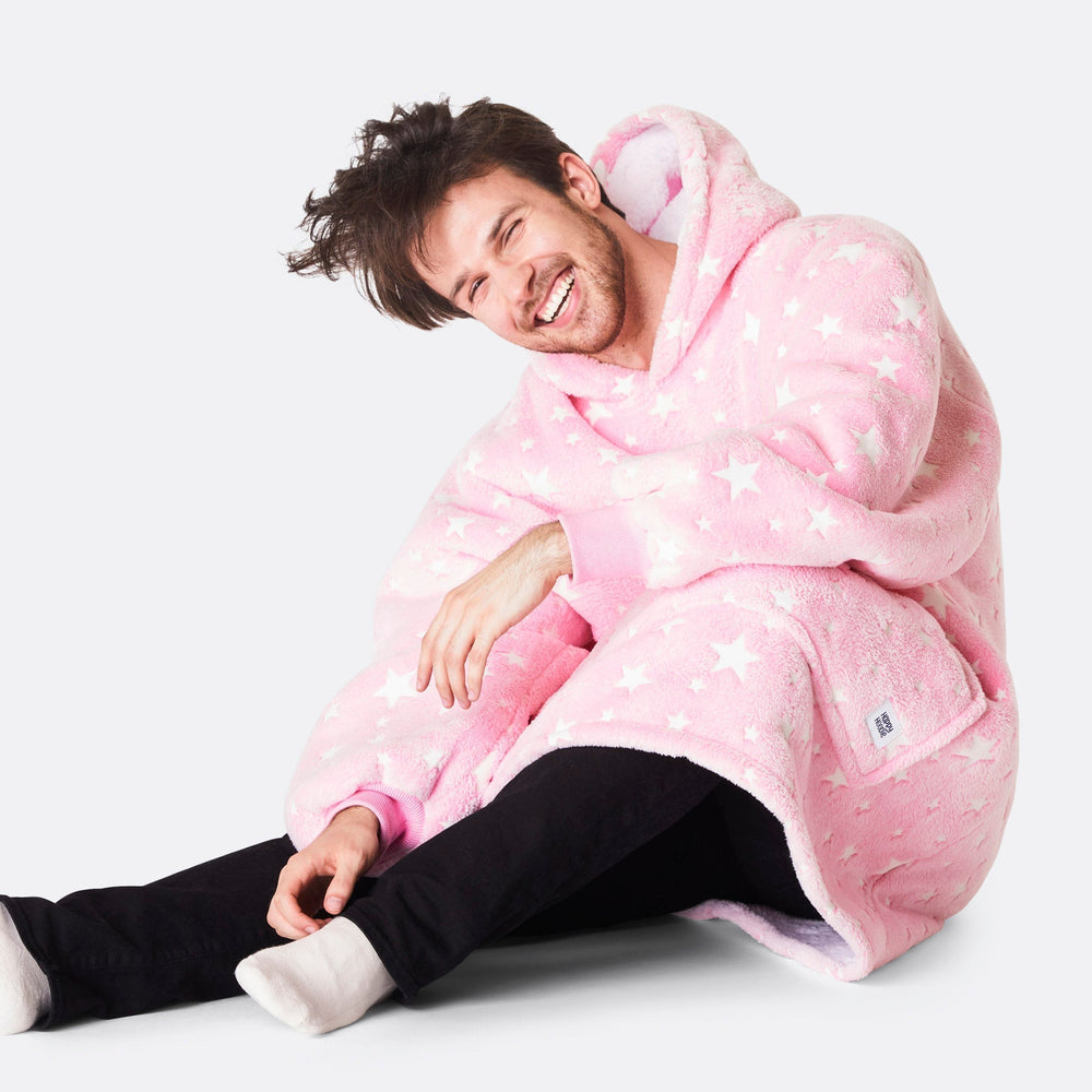 Stjärnor Rosa HappyHoodie