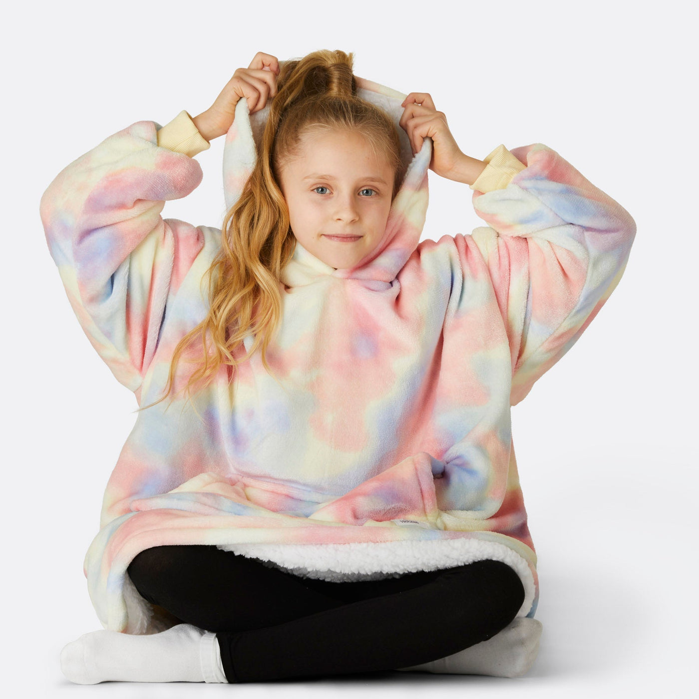 Tie Dye Pastell HappyHoodie Barn