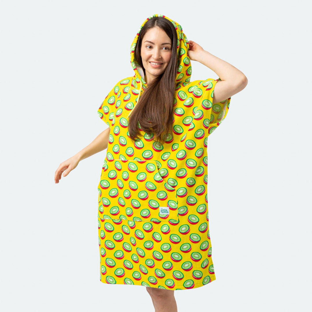 Tropisk Kiwi Towel Poncho