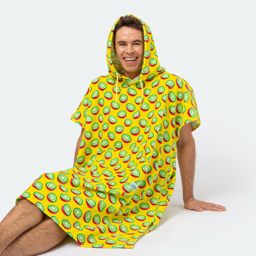 Tropisk Kiwi Towel Poncho