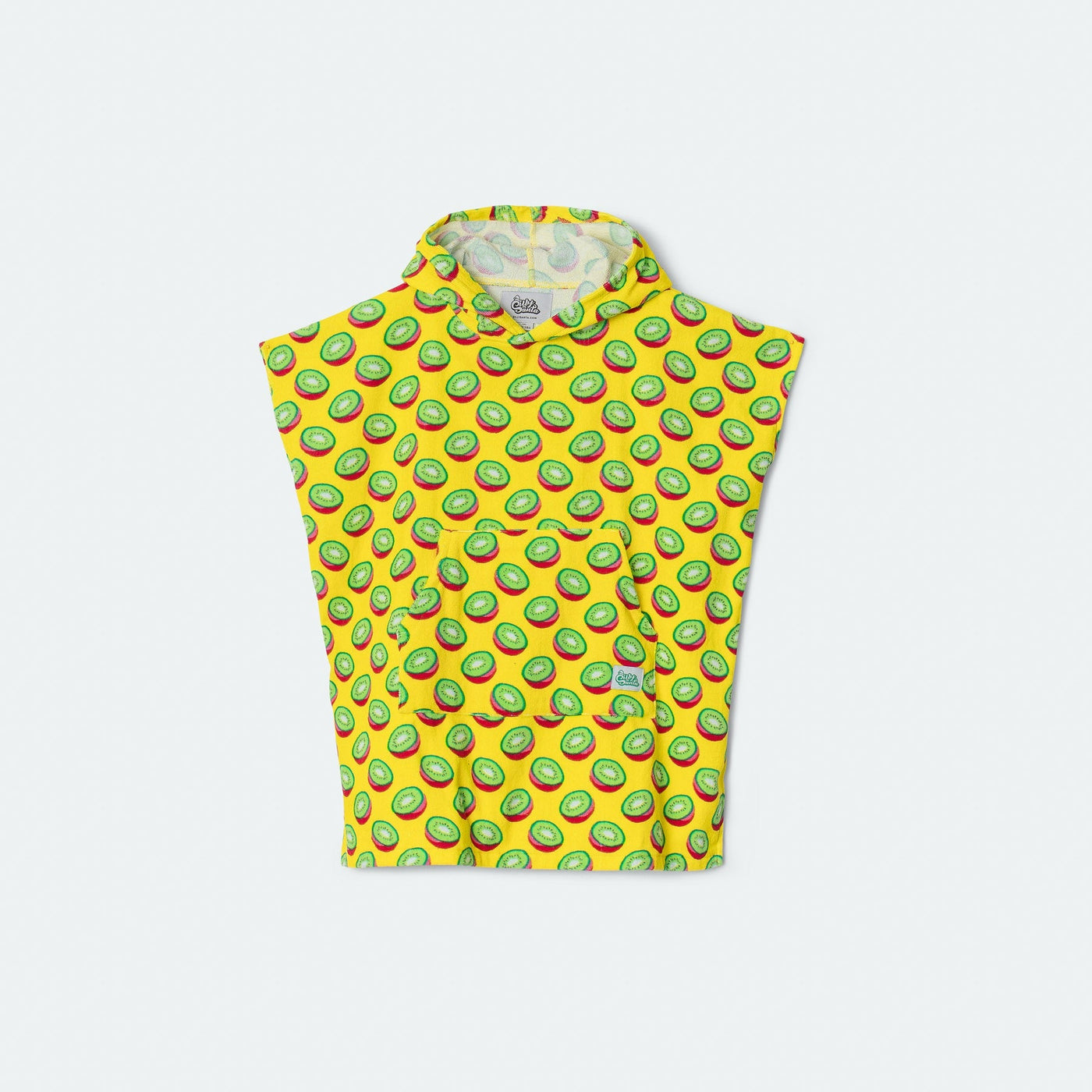Tropisk Kiwi Towel Poncho Barn